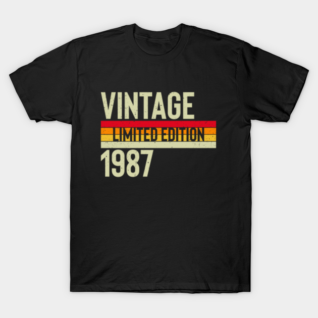 Vintage 1987 Limited Edition Vintage 1987 Limited Edition TShirt